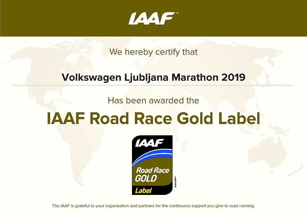 Our marathon has a Gold Label...