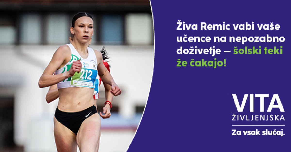 Živa Remic – ambasadorka otroških in šolskih tekov pod okriljem ...