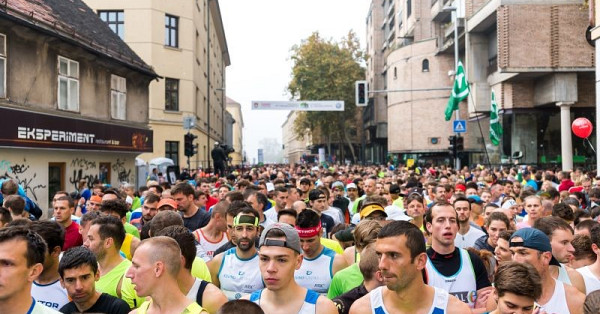 Marathon, half marathon and 10 km run