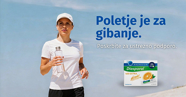 Aktivno poletje zahteva tudi ustrezno podporo