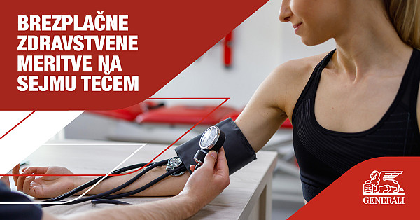 Brezplačne zdravstvene meritve na sejmu Tečem
