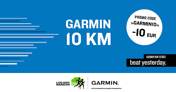 Early bird price for Garmin 10km run