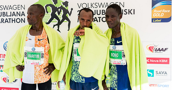 Top athletes at VW 26. Ljubljana marathon