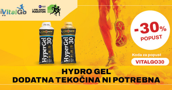 Zmagovalec maratona je: HyperGel 30 HYDRO