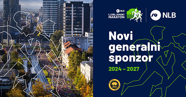 28. Ljubljanski maraton: Generalno sponzorstvo največje tekaške prireditve v Jugovzhodni Evropi prevzema NLB