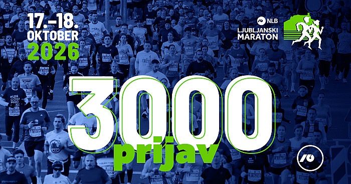 Prijave na NLB 30. Ljubljanski maraton so odprte, prvi rok za najcenejšo prijavo letošnjih udeležencev se izteče 30. novembra!