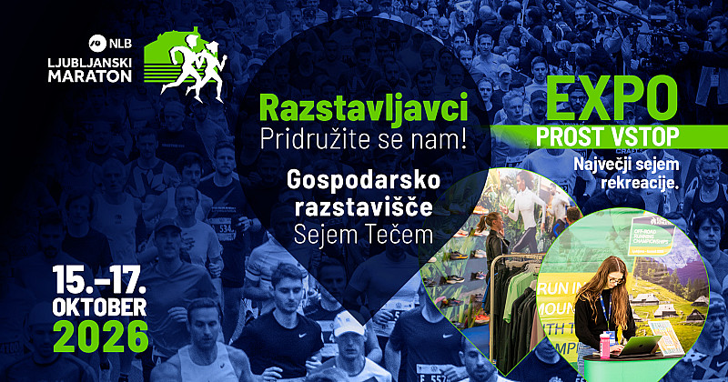 Vaša blagovna znamka. 25.000 obiskovalcev. 3 dni. Ena priložnost. Sejem Tečem!