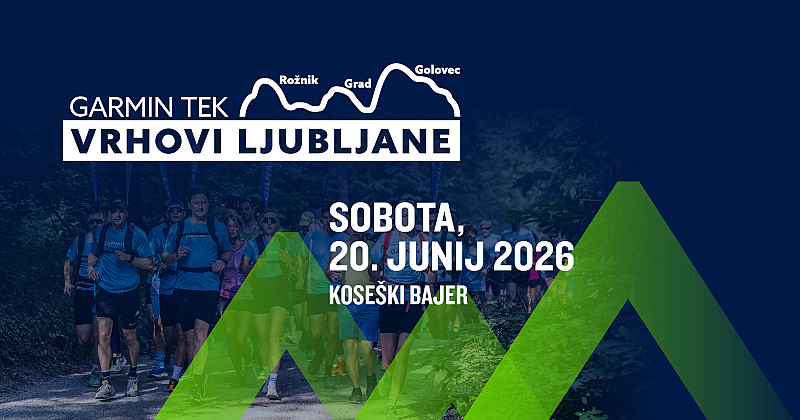 Garmin tek Vrhovi Ljubljane