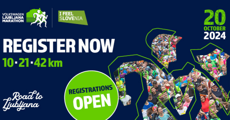 The first registration deadline for the Ljubljana Marathon is 31 January 2024!