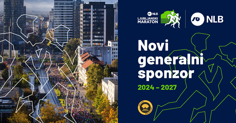 28. Ljubljanski maraton: Generalno sponzorstvo največje tekaške prireditve v Jugovzhodni Evropi prevzema NLB